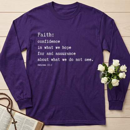 Faith Confidence In What We Hope For And Assurance About What We Do Not See Hebrews 2.1 01