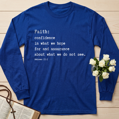 Faith Confidence In What We Hope For And Assurance About What We Do Not See Hebrews 2.1 01