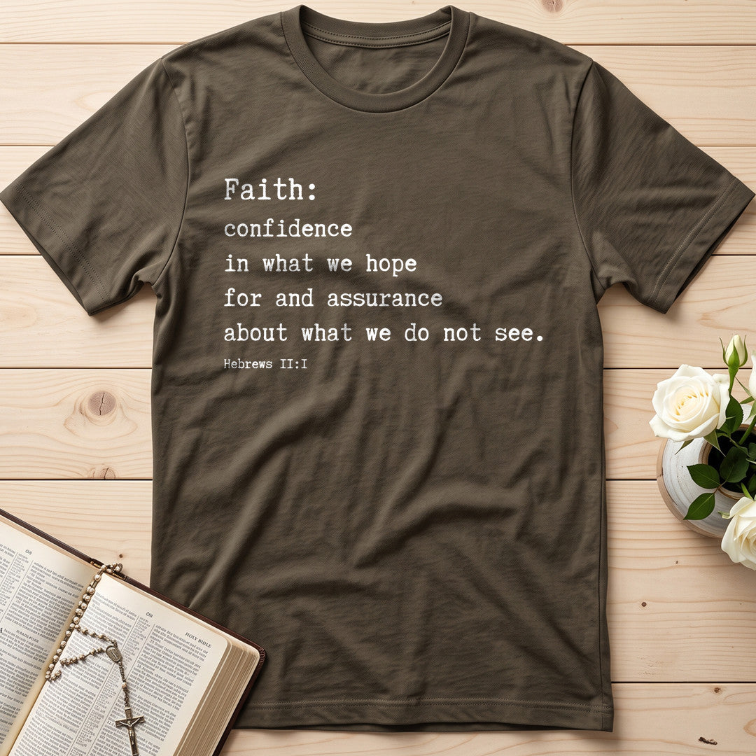 Faith Confidence In What We Hope For And Assurance About What We Do Not See Hebrews 2.1 01