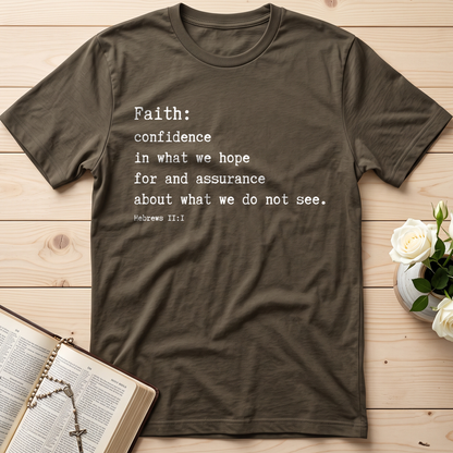 Faith Confidence In What We Hope For And Assurance About What We Do Not See Hebrews 2.1 01