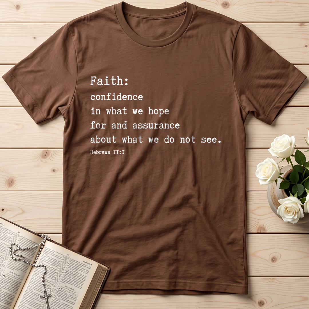 Faith Confidence In What We Hope For And Assurance About What We Do Not See Hebrews 2.1 01