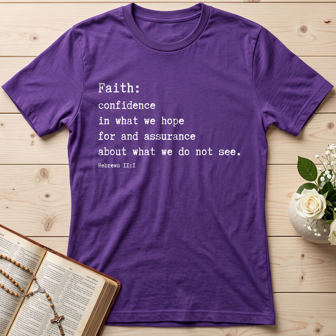 Faith Confidence In What We Hope For And Assurance About What We Do Not See Hebrews 2.1 01