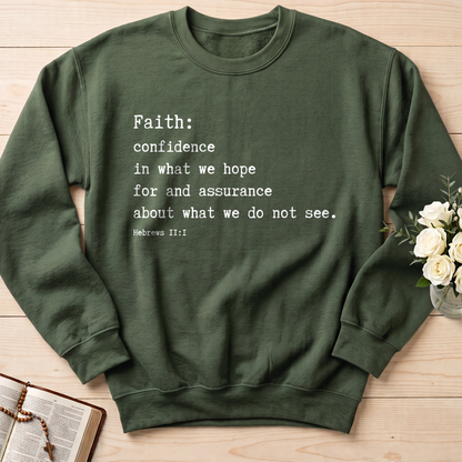 Faith Confidence In What We Hope For And Assurance About What We Do Not See Hebrews 2.1 01