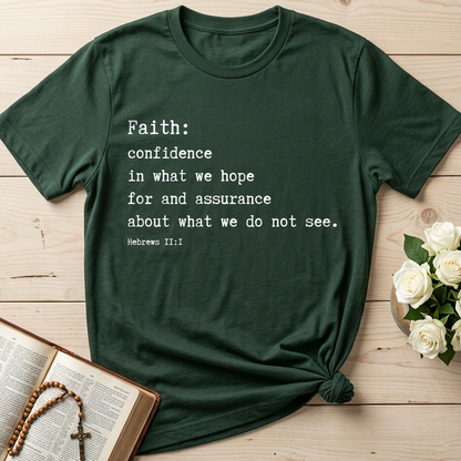 Faith Confidence In What We Hope For And Assurance About What We Do Not See Hebrews 2.1 01