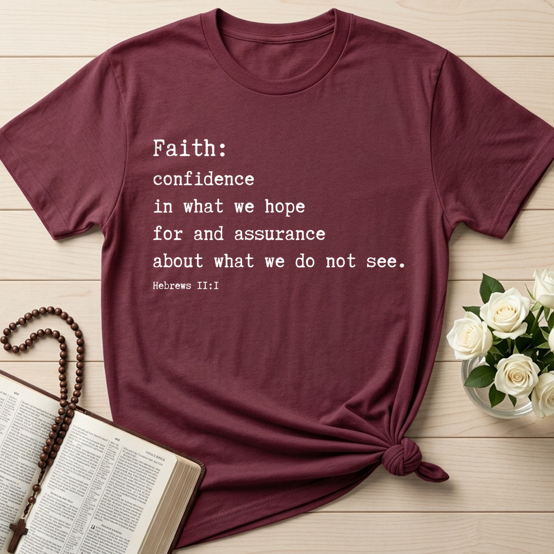 Faith Confidence In What We Hope For And Assurance About What We Do Not See Hebrews 2.1 01