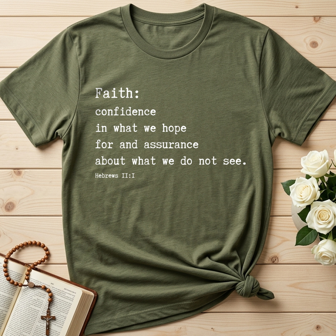 Faith Confidence In What We Hope For And Assurance About What We Do Not See Hebrews 2.1 01