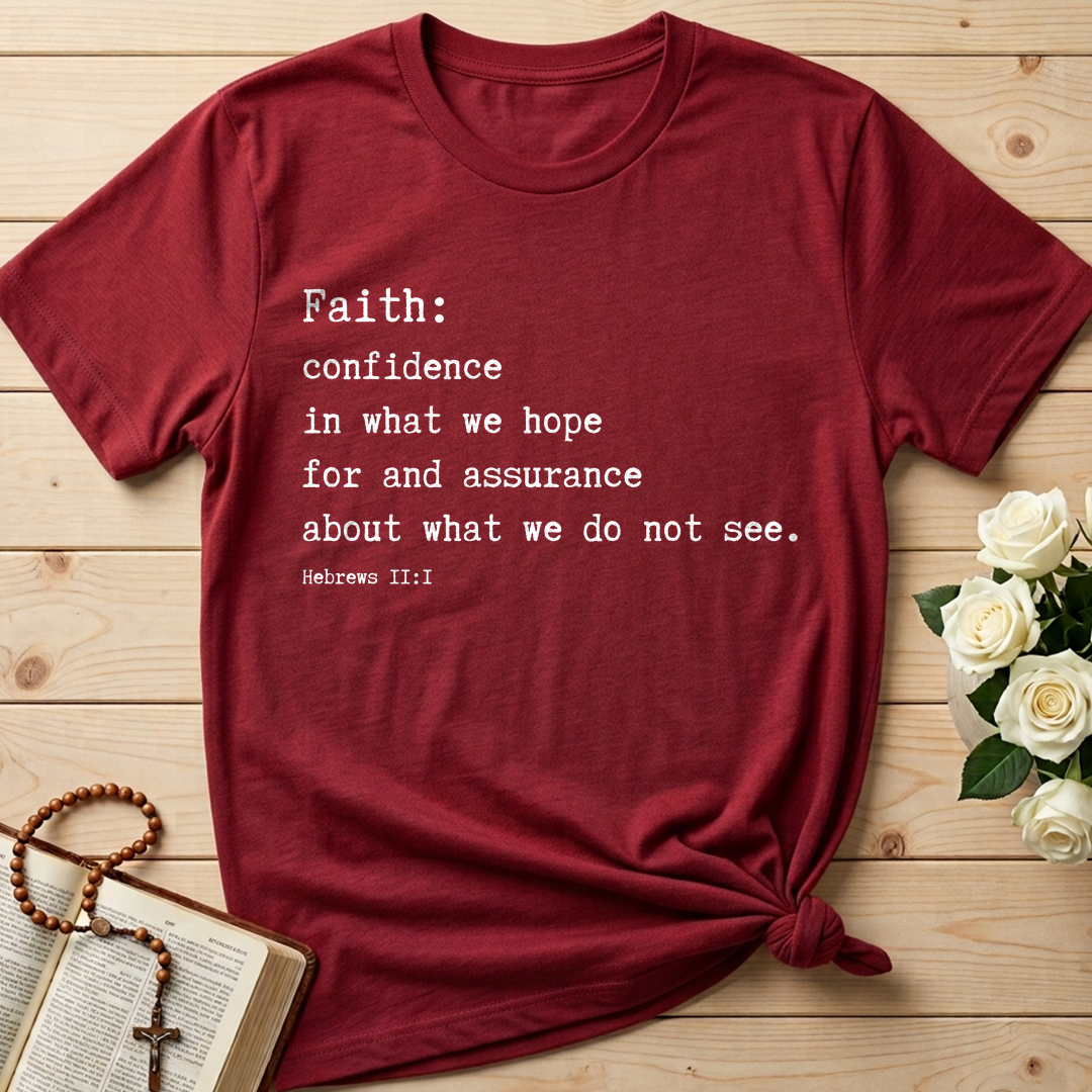 Faith Confidence In What We Hope For And Assurance About What We Do Not See Hebrews 2.1 01