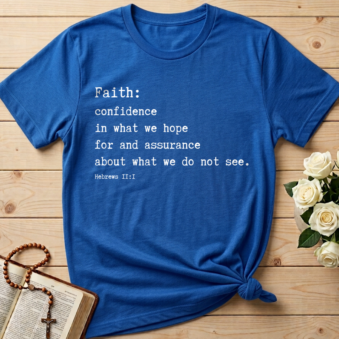 Faith Confidence In What We Hope For And Assurance About What We Do Not See Hebrews 2.1 01