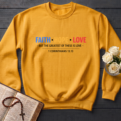 Faith Hope Love But The Greatest Of These Is Love 1 Corinthians 13.13 01