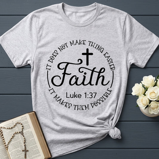 Faith It Does Not Make Thing Easier It Makes Them Possible Luke 1.37 02
