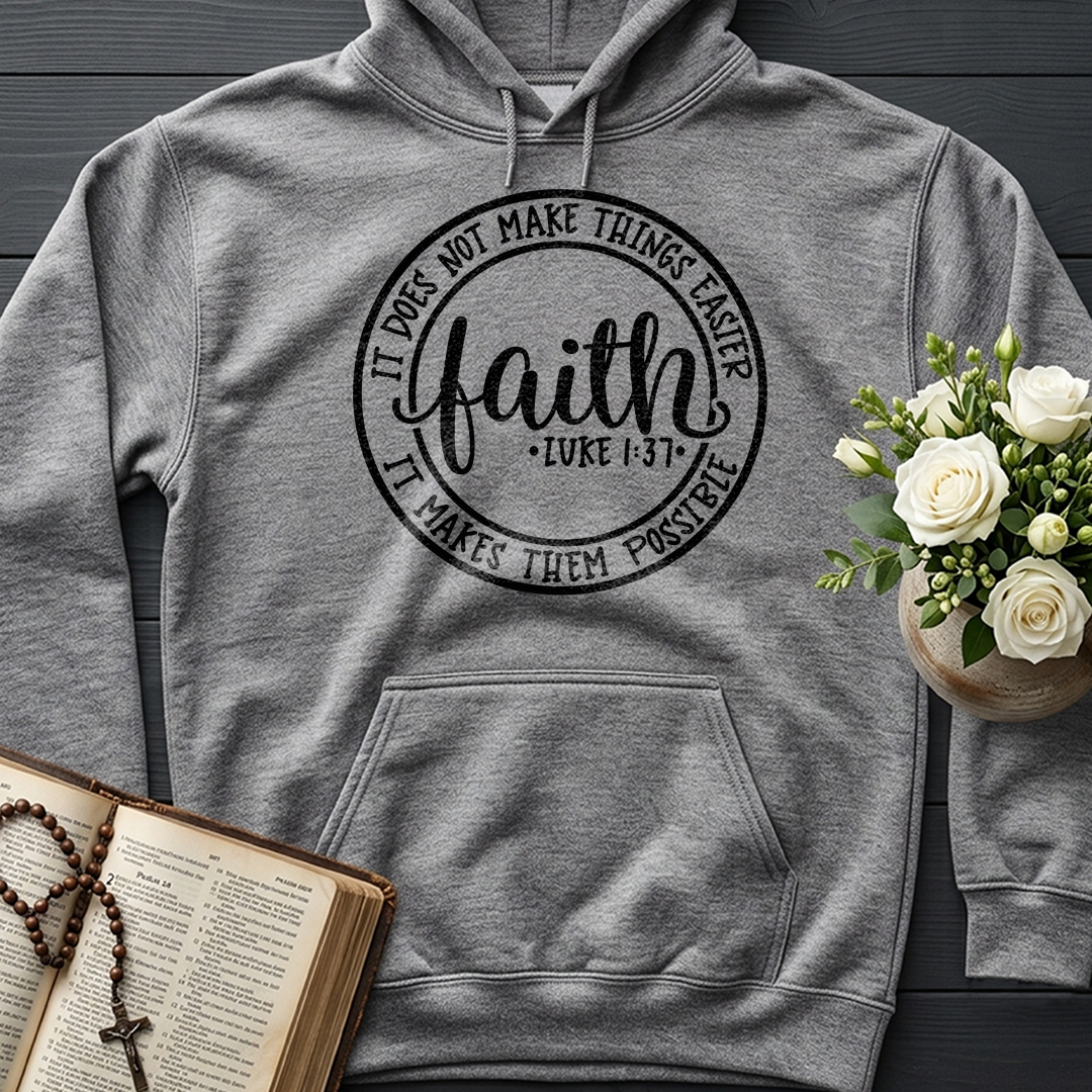 Faith It Does Not Make Things Easier It Makes Them Possible Luke 1.37 01