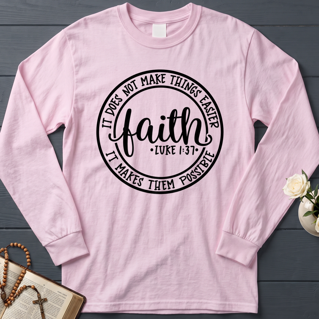 Faith It Does Not Make Things Easier It Makes Them Possible Luke 1.37 01