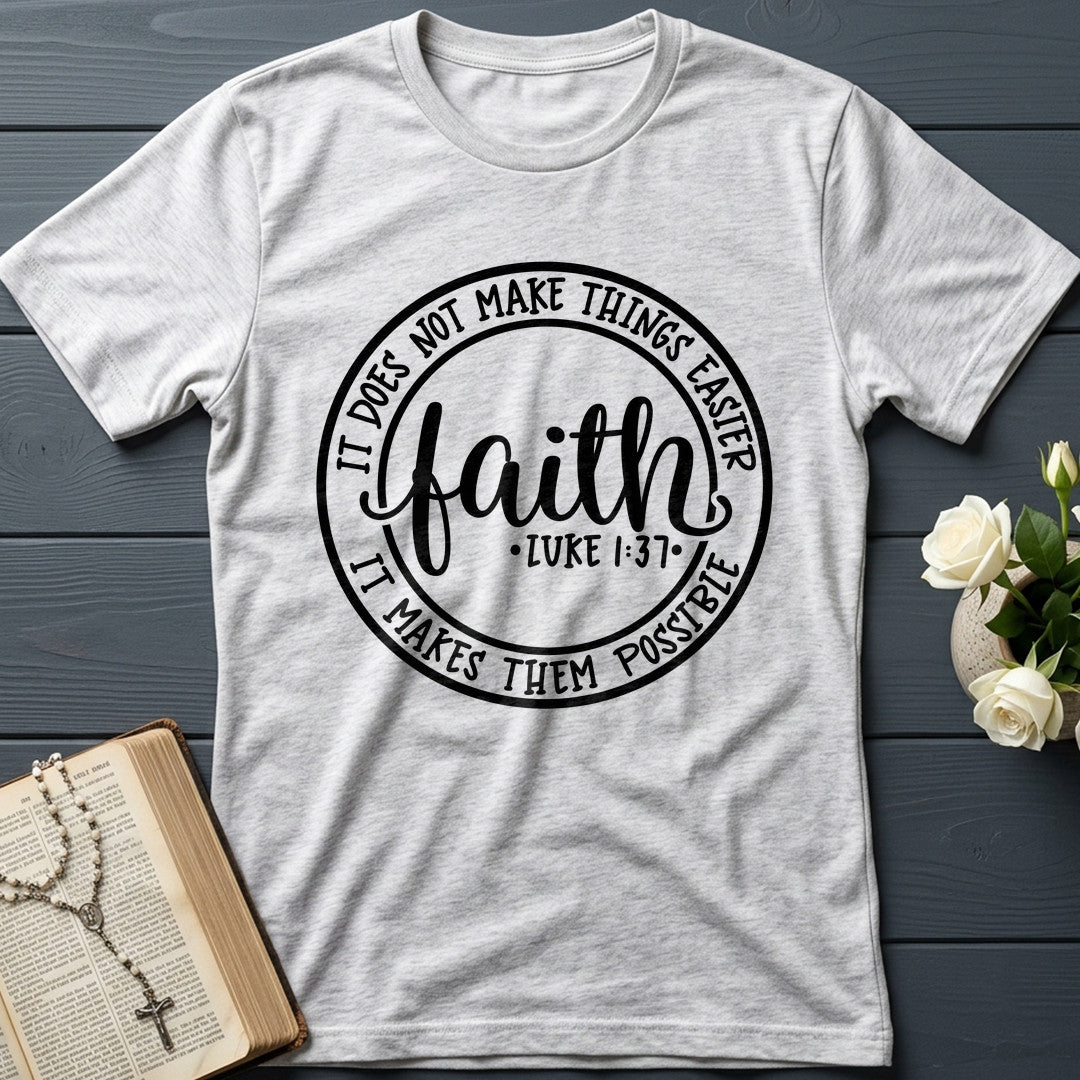 Faith It Does Not Make Things Easier It Makes Them Possible Luke 1.37 01