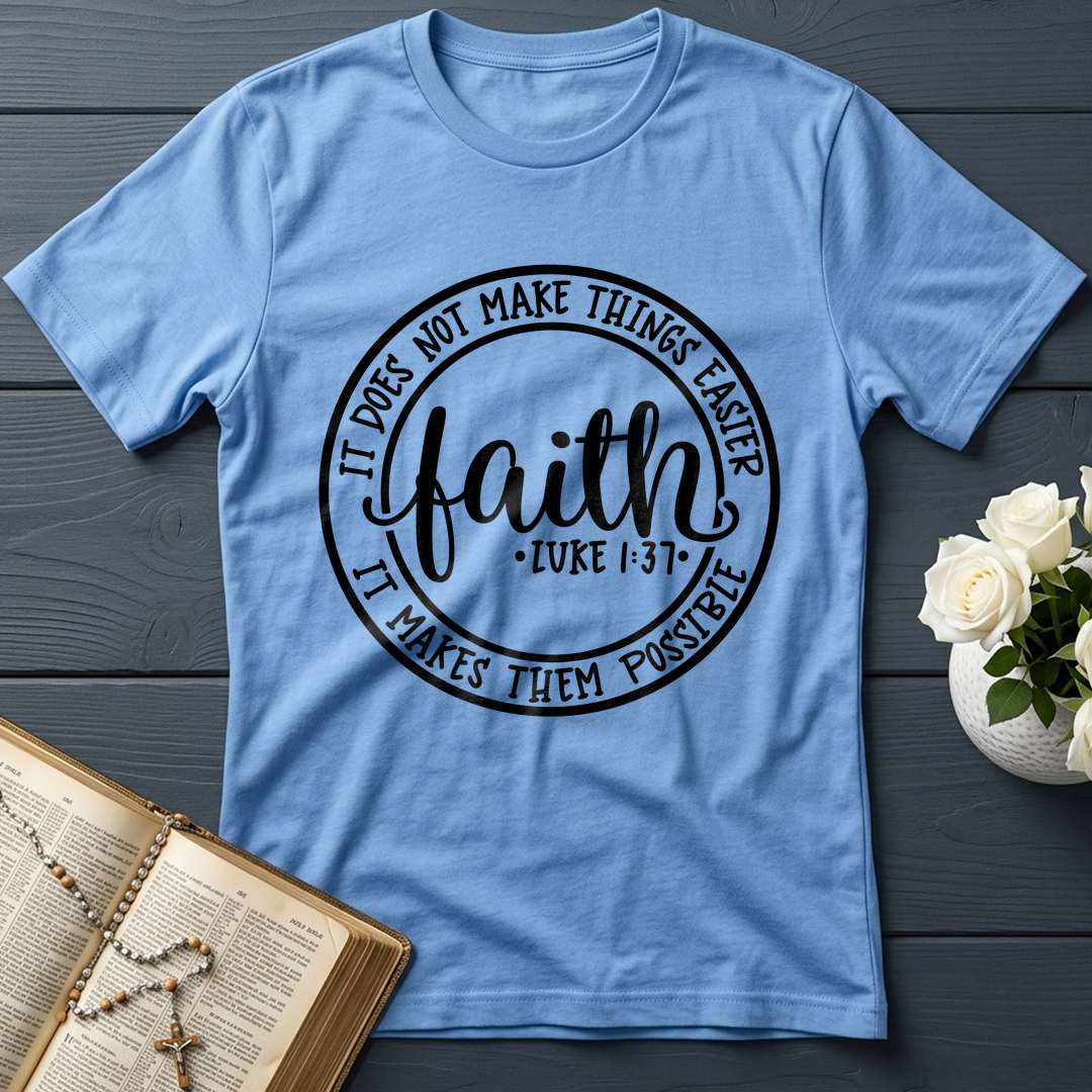Faith It Does Not Make Things Easier It Makes Them Possible Luke 1.37 01
