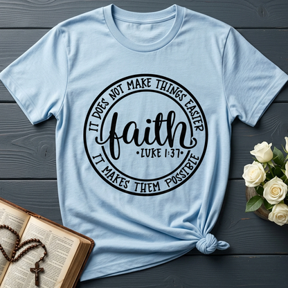 Faith It Does Not Make Things Easier It Makes Them Possible Luke 1.37 01
