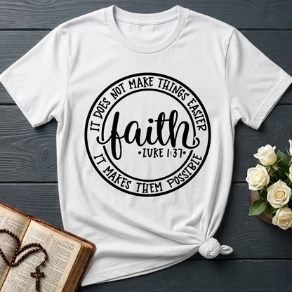 Faith It Does Not Make Things Easier It Makes Them Possible Luke 1.37 01