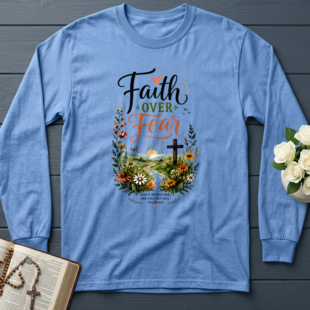 Faith Over Fear God Is Within Her She Will Not Fall Psalm 46.5 01