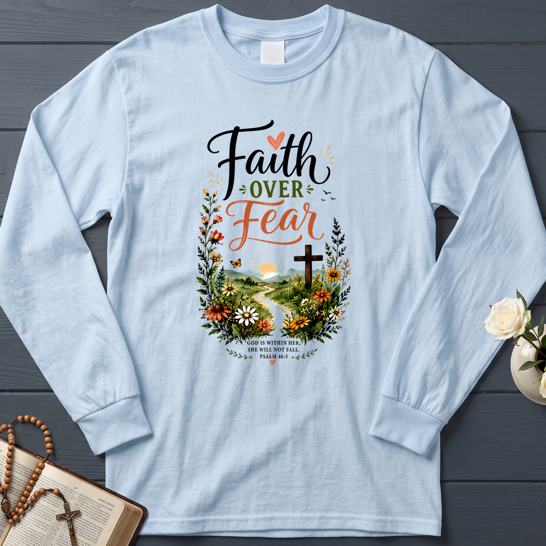 Faith Over Fear God Is Within Her She Will Not Fall Psalm 46.5 01