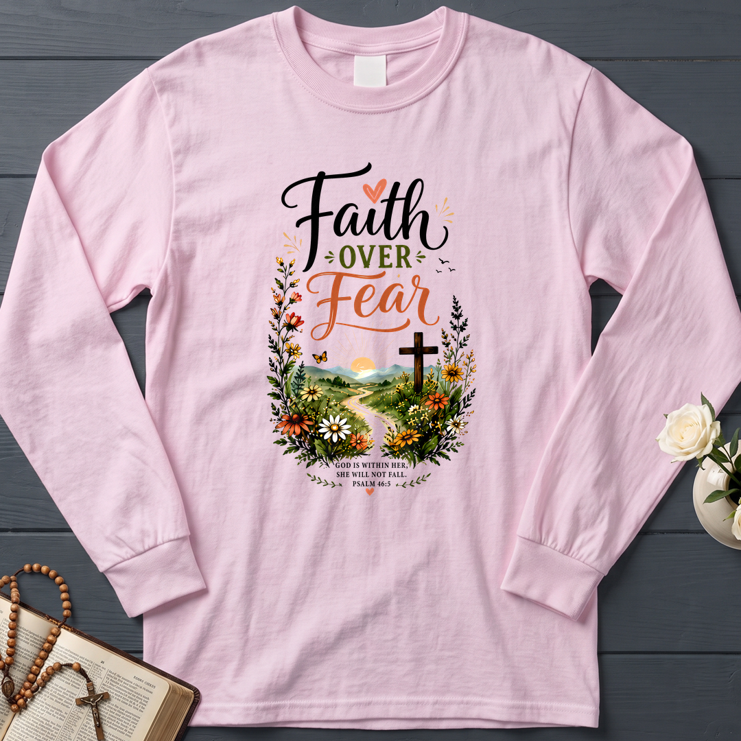 Faith Over Fear God Is Within Her She Will Not Fall Psalm 46.5 01