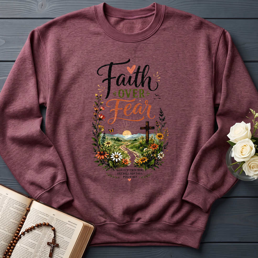 Faith Over Fear God Is Within Her She Will Not Fall Psalm 46.5 01