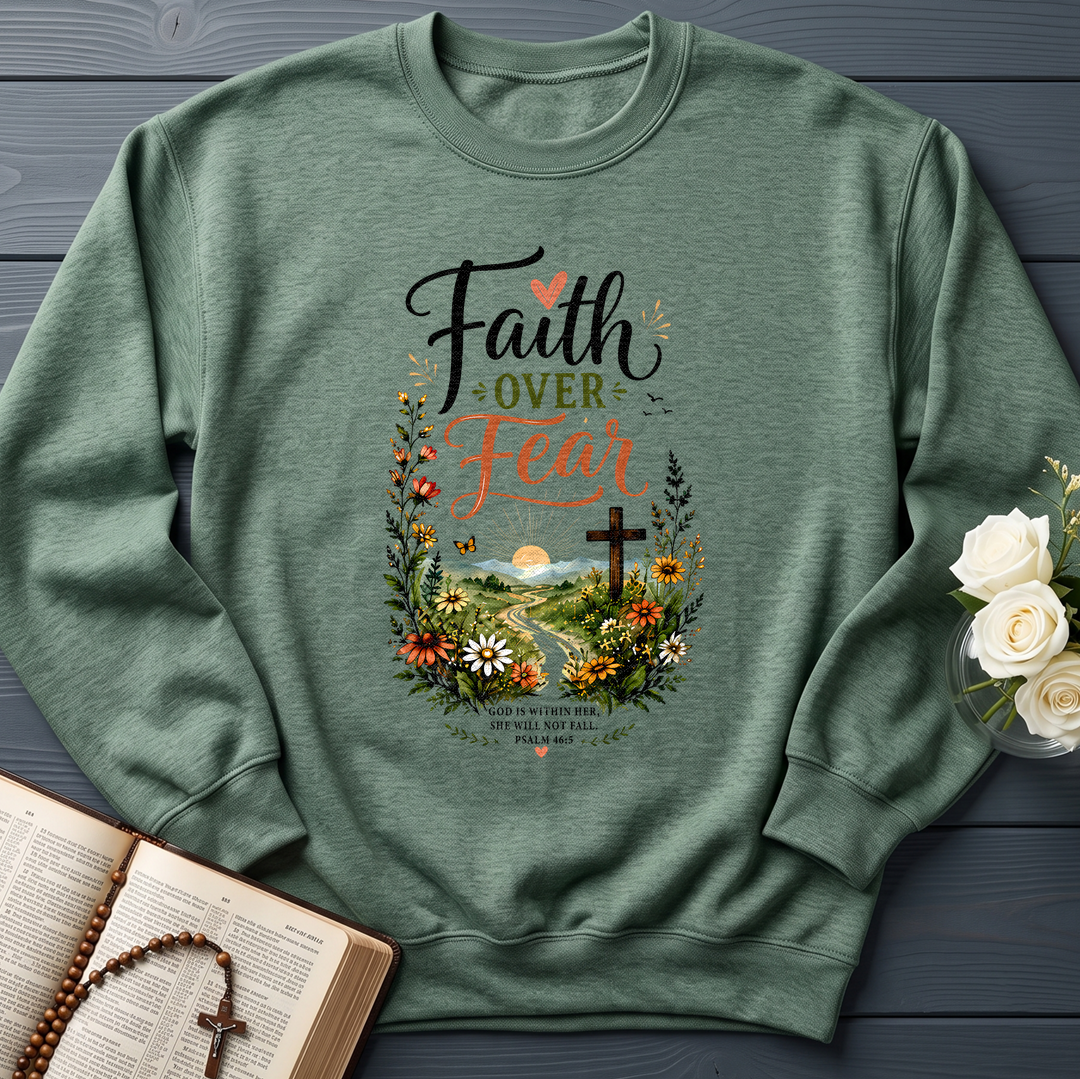Faith Over Fear God Is Within Her She Will Not Fall Psalm 46.5 01