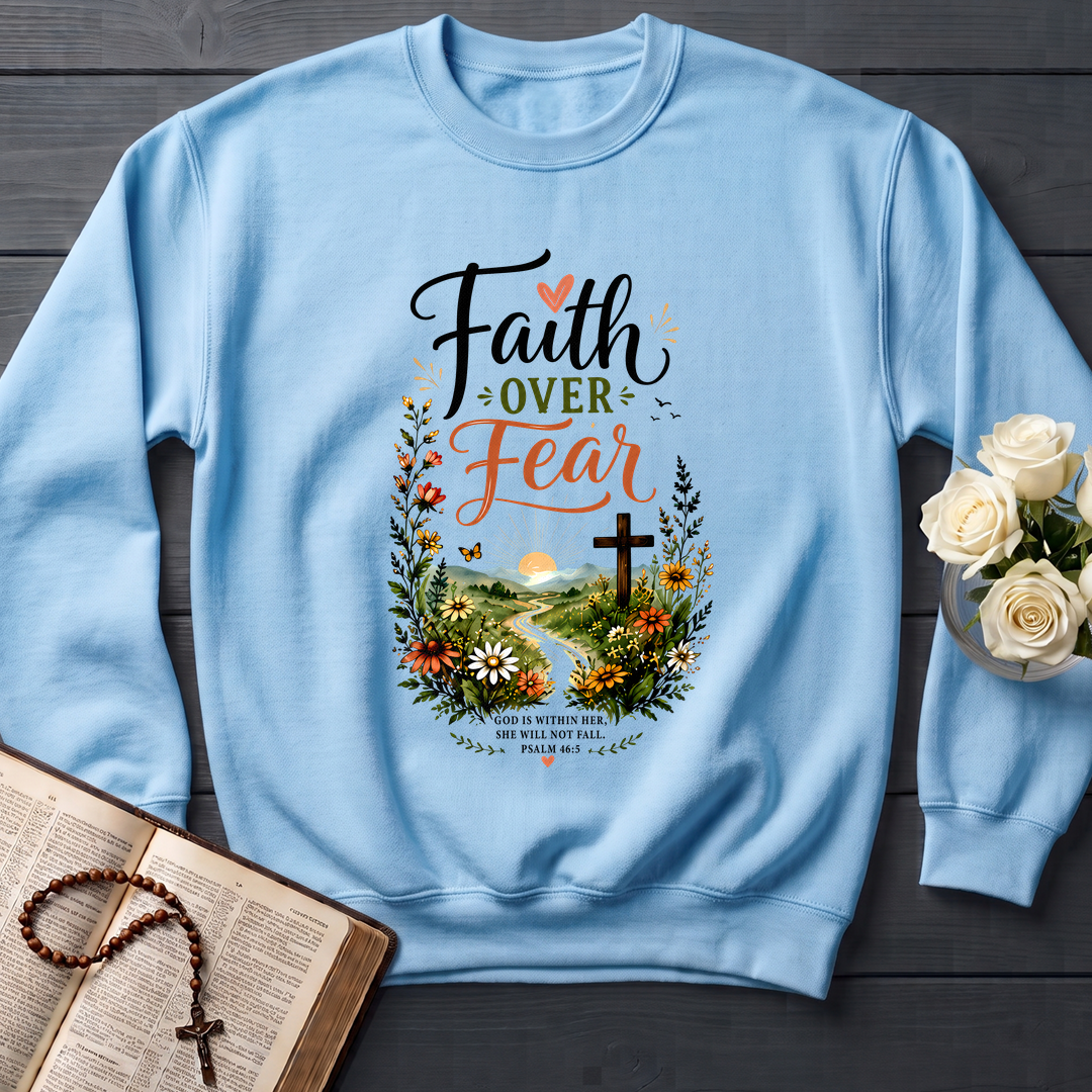 Faith Over Fear God Is Within Her She Will Not Fall Psalm 46.5 01
