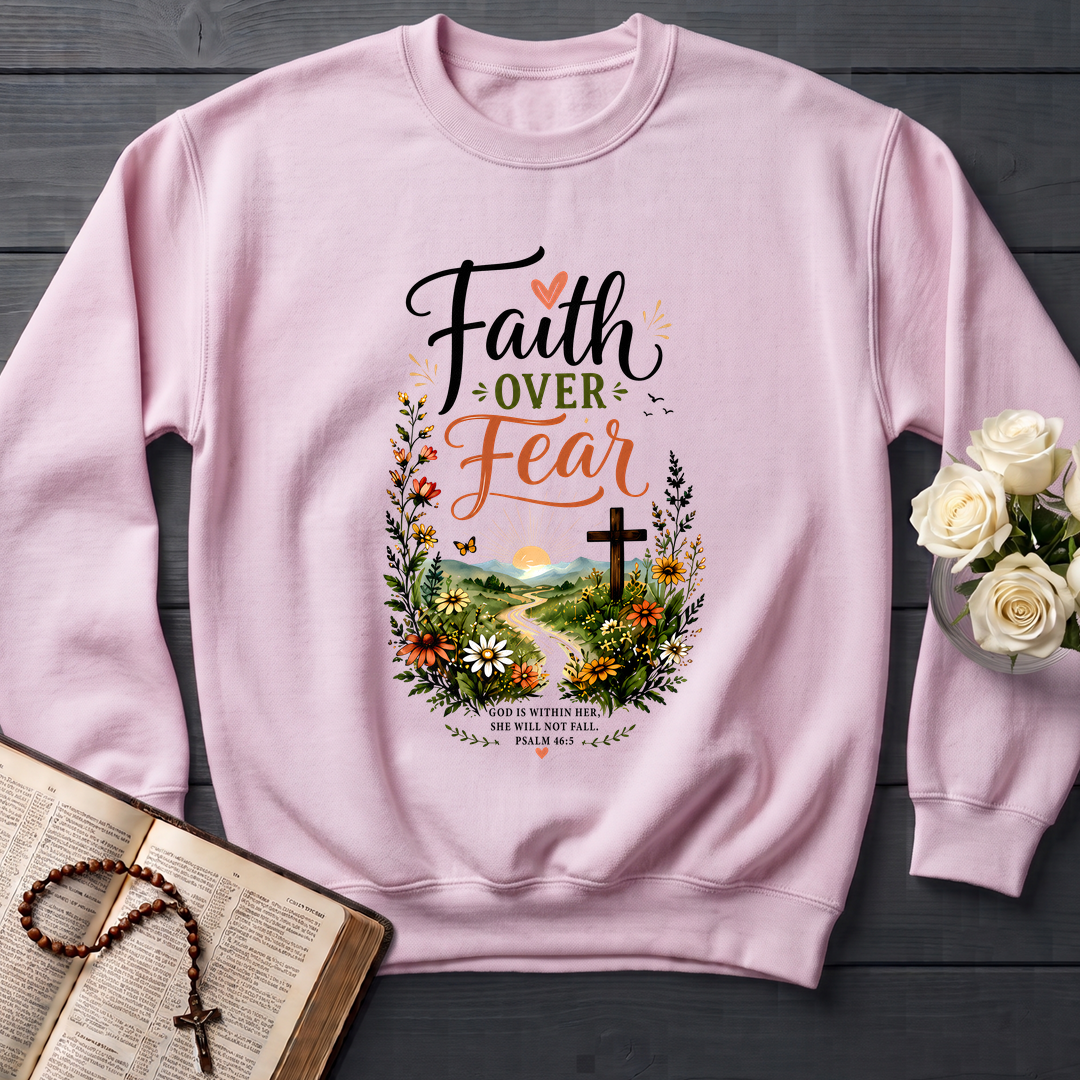Faith Over Fear God Is Within Her She Will Not Fall Psalm 46.5 01