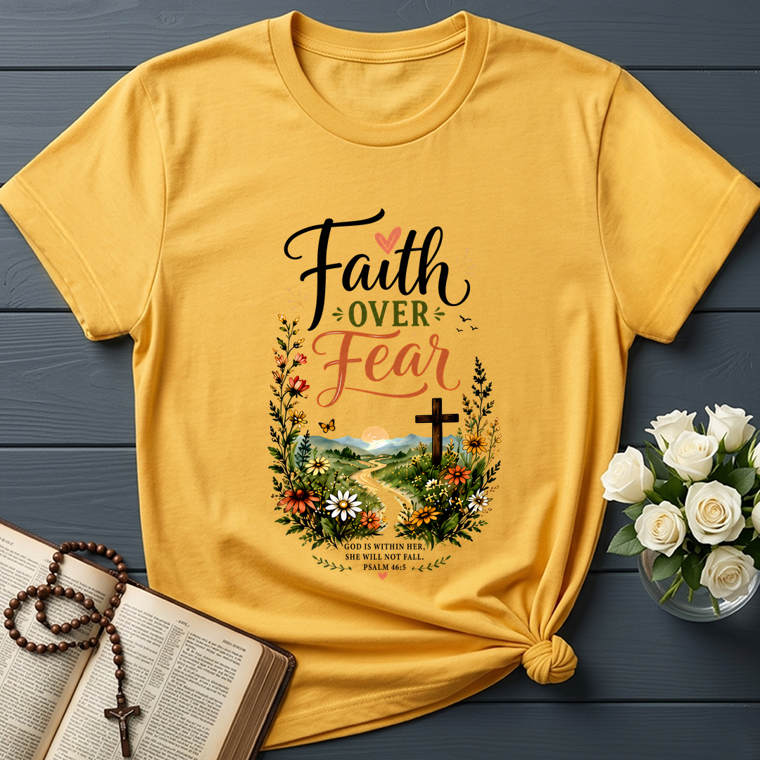 Faith Over Fear God Is Within Her She Will Not Fall Psalm 46.5 01