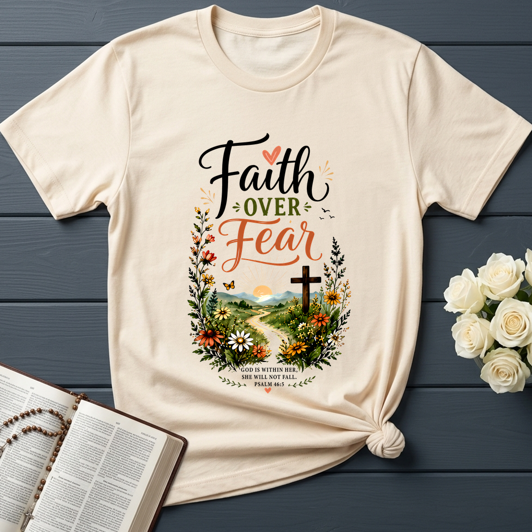 Faith Over Fear God Is Within Her She Will Not Fall Psalm 46.5 01