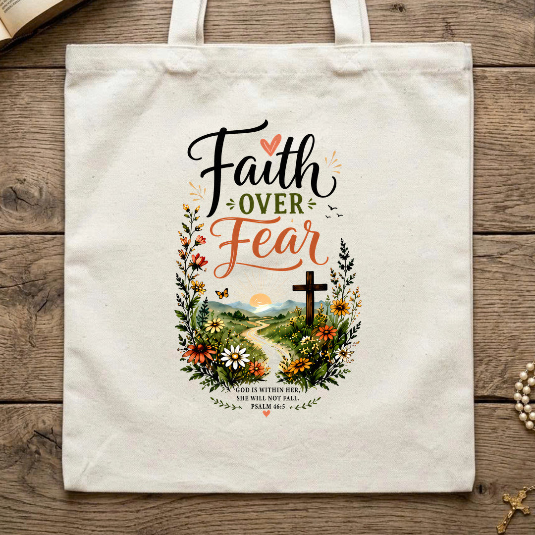 Faith Over Fear God Is Within Her She Will Not Fall Psalm 46.5 01