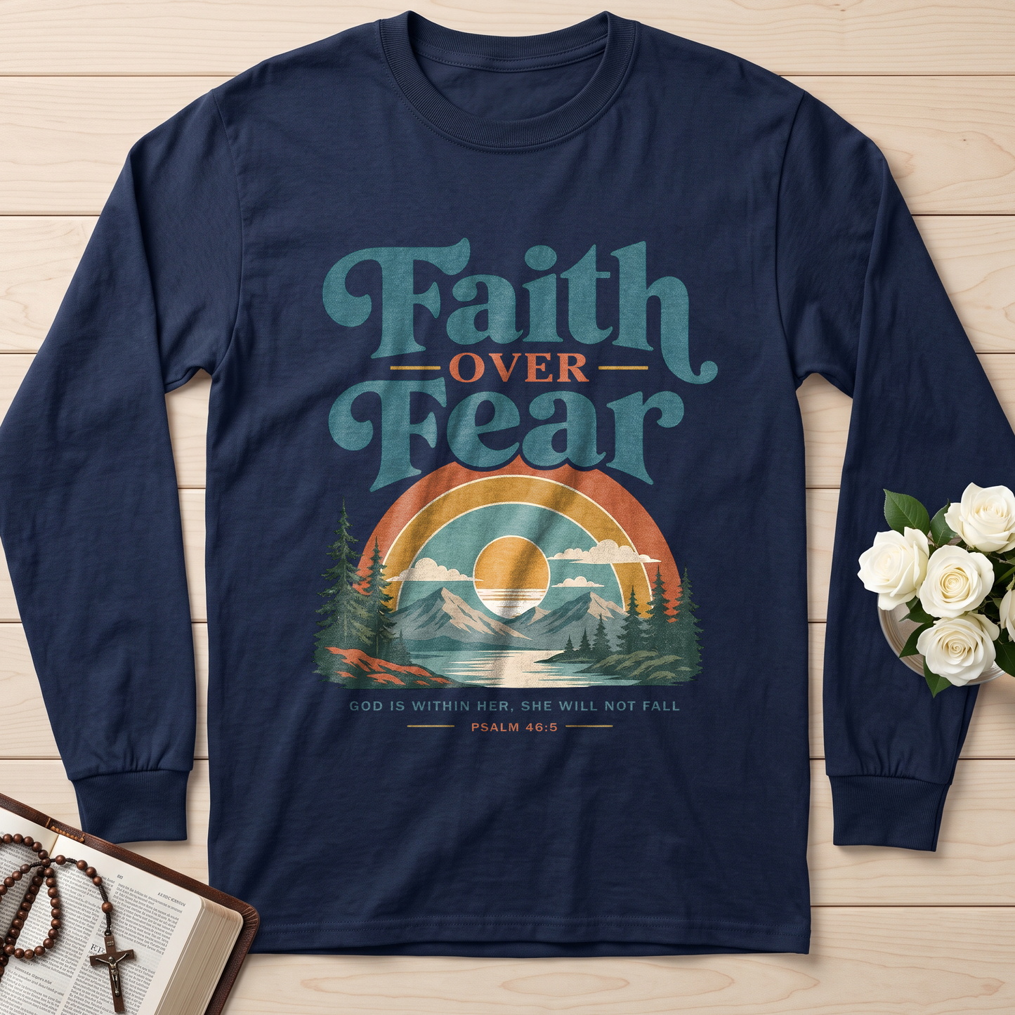 Faith Over Fear God Is Within Her She Will Not Fall Psalm 46.5 02