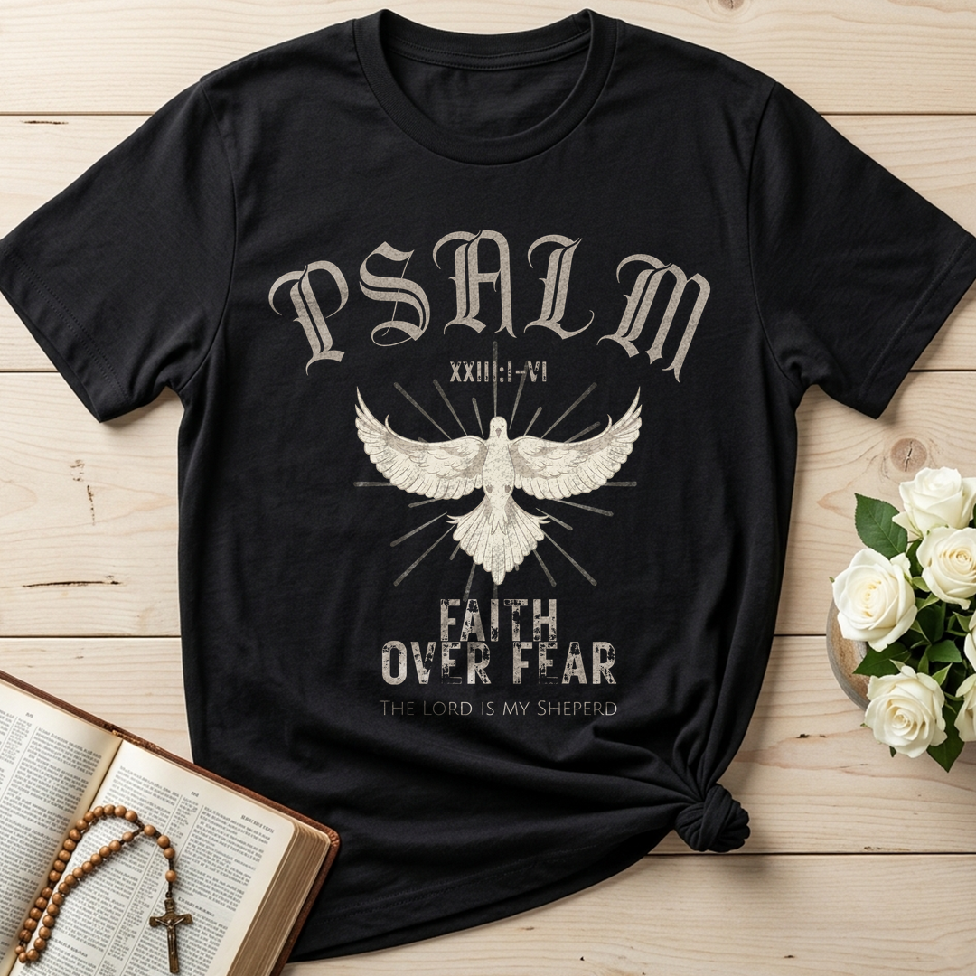 Faith Over Fear The Lord Is My Sheperd Psalm 23.1-6 01