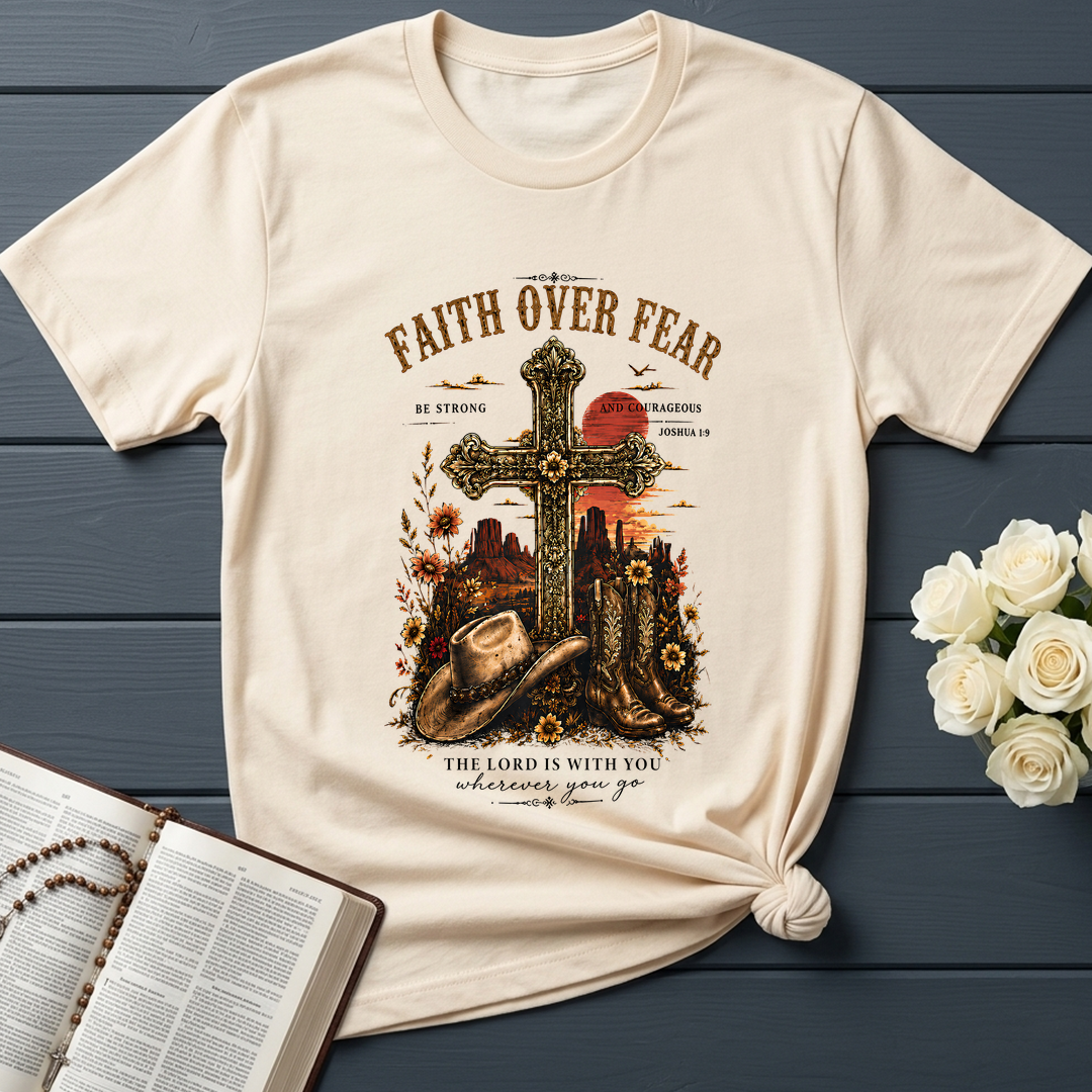 Faith Over Fear The Lord Is With You Wherever You Go 01