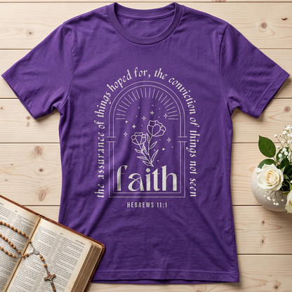 Faith The Assurance Of Things Hoped For The Conviction Of Things Not Seen Hebrews 11.1 01