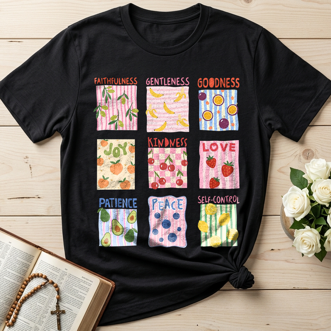 Faithfulness Gentleness Goodness Joy Kindness Love Patience Peace Self-control 01