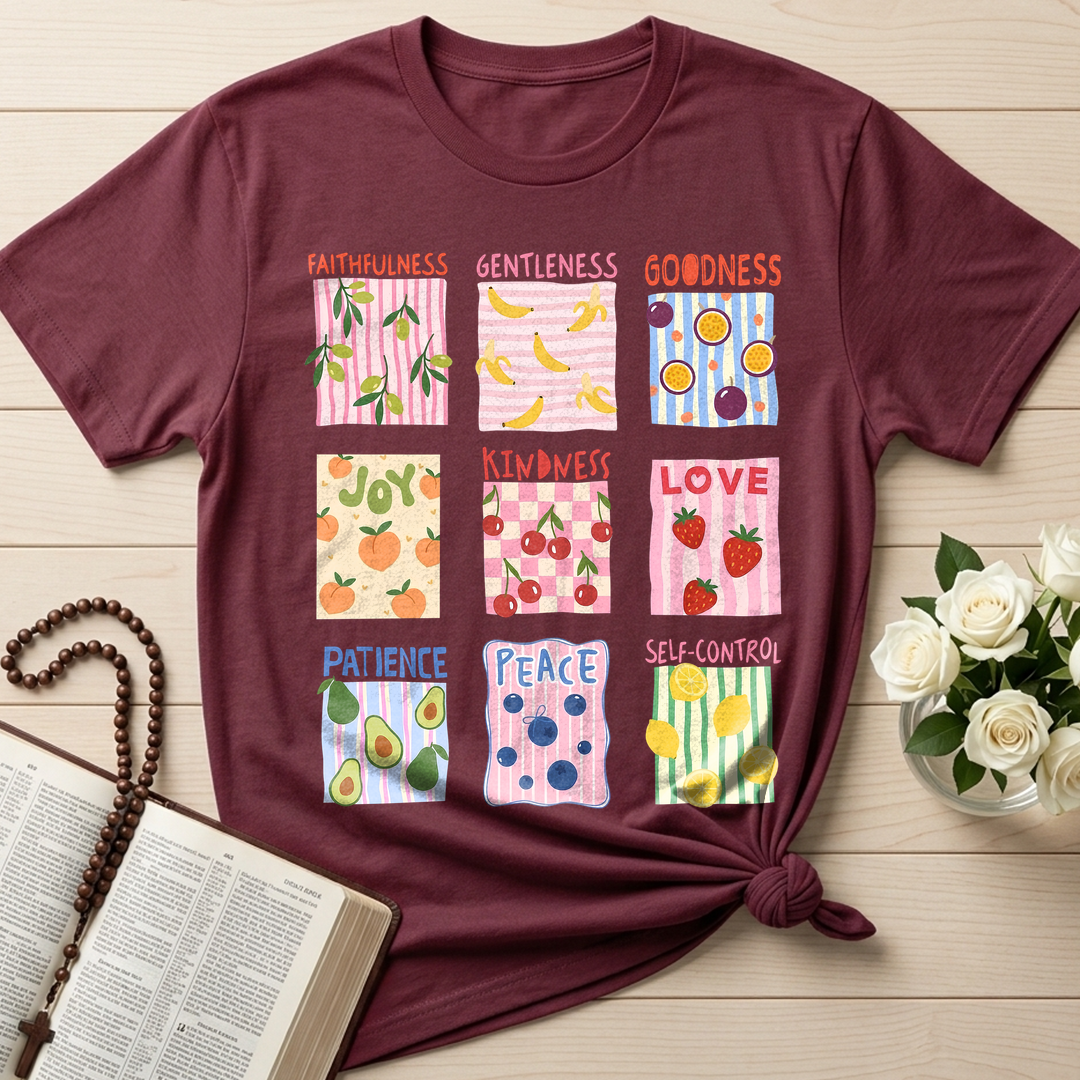 Faithfulness Gentleness Goodness Joy Kindness Love Patience Peace Self-control 01