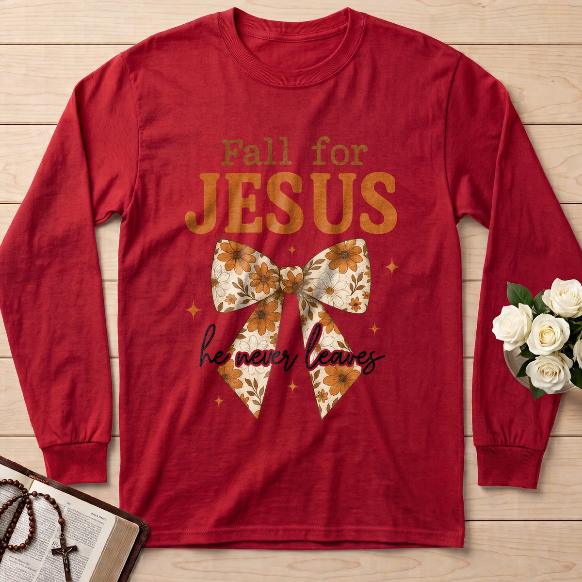 Fall For Jesus He Never Leaves 129