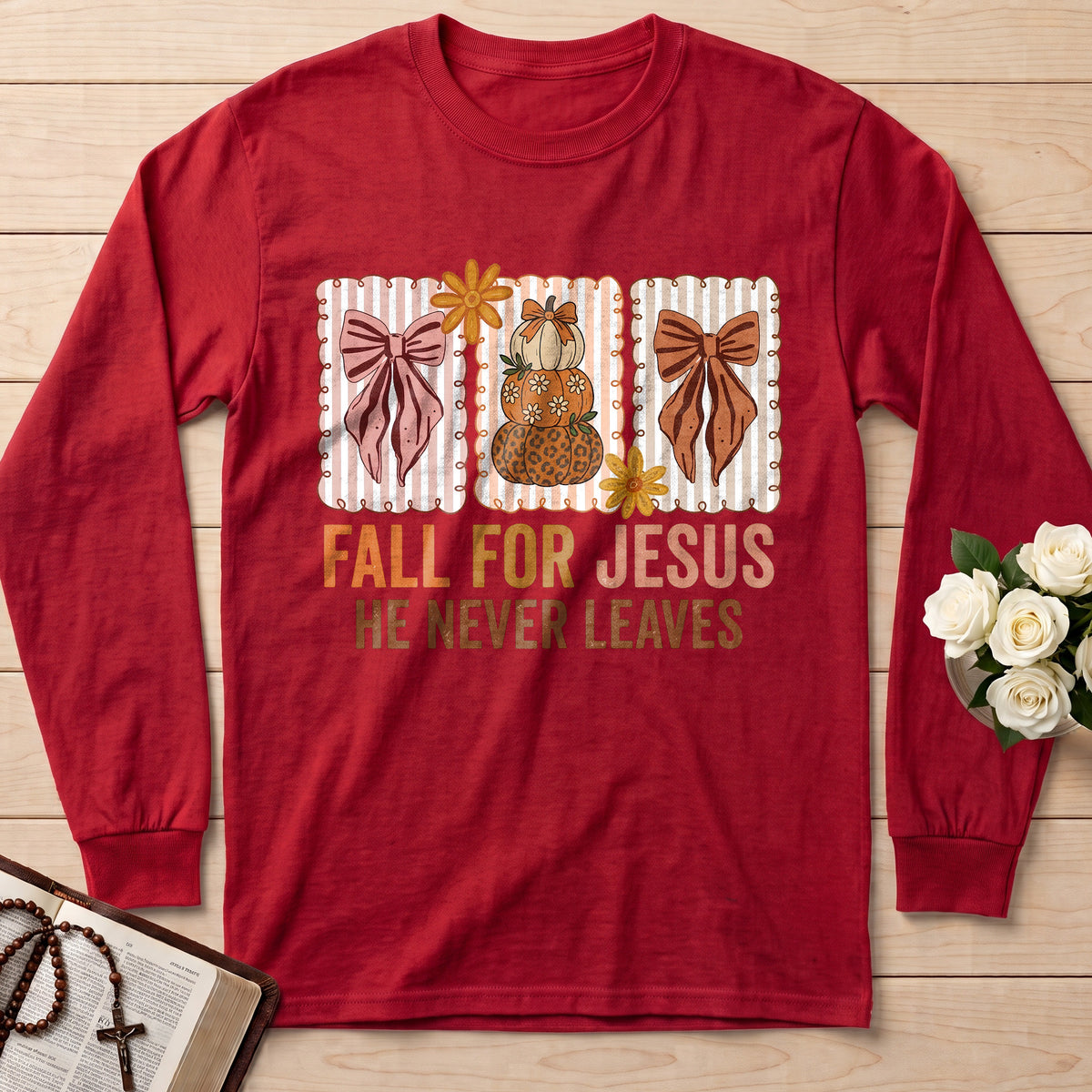 Fall For Jesus He Never Leaves 136