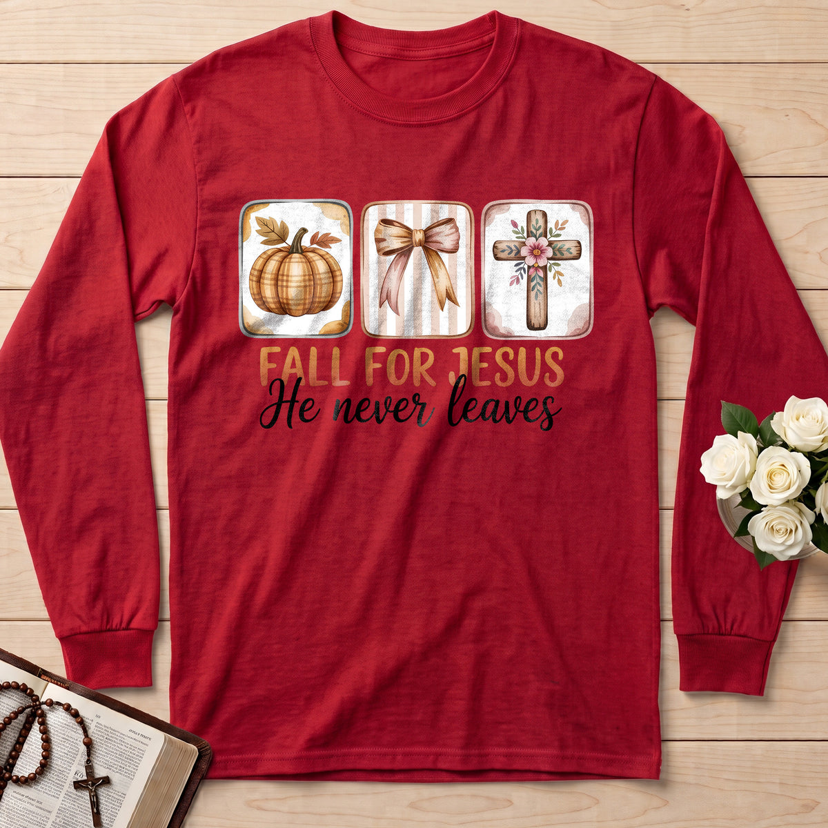 Fall For Jesus He Never Leaves 137