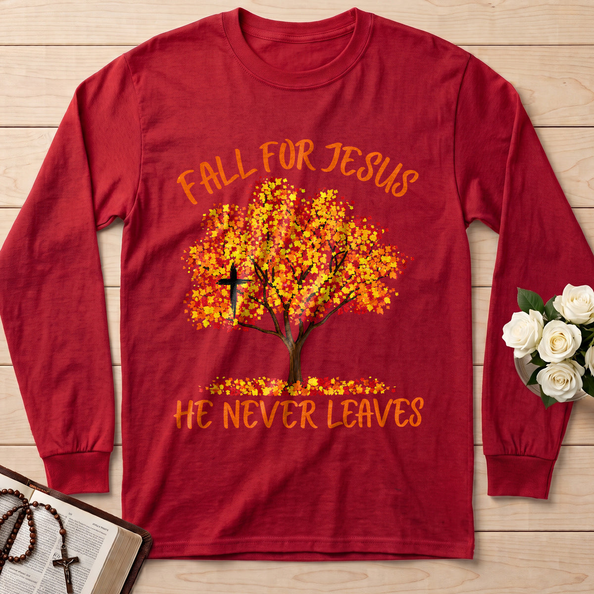 Fall For Jesus He Never Leaves 153