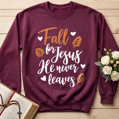 Fall For Jesus He Never Leaves 29