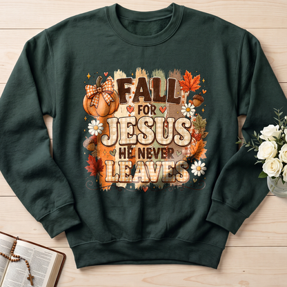 Fall For Jesus He Never Leaves 33