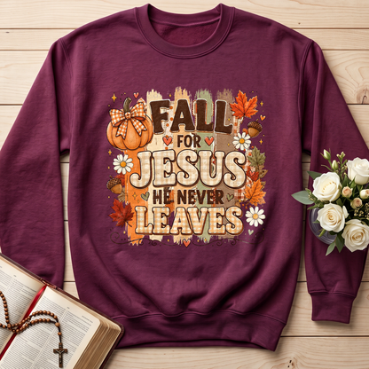 Fall For Jesus He Never Leaves 33