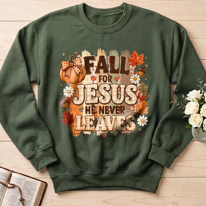 Fall For Jesus He Never Leaves 33