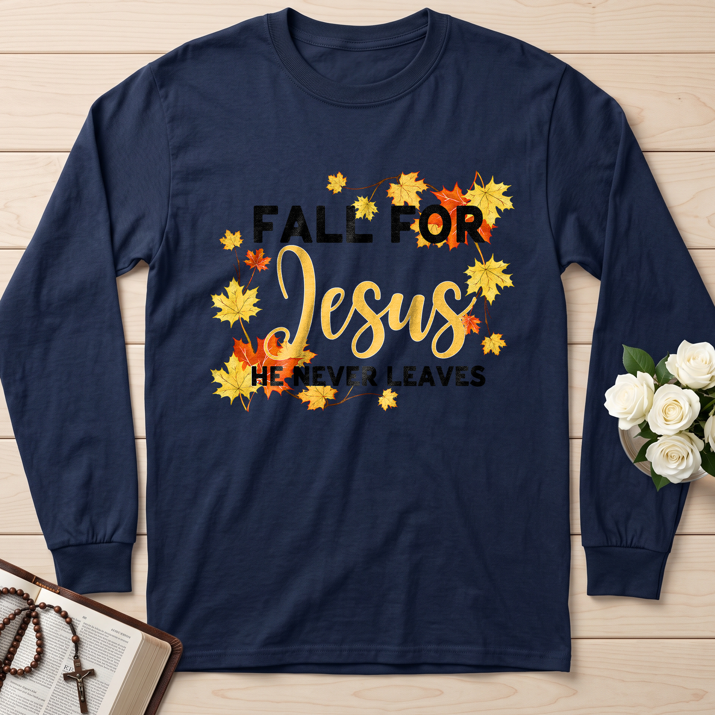 Fall For Jesus He Never Leaves 46
