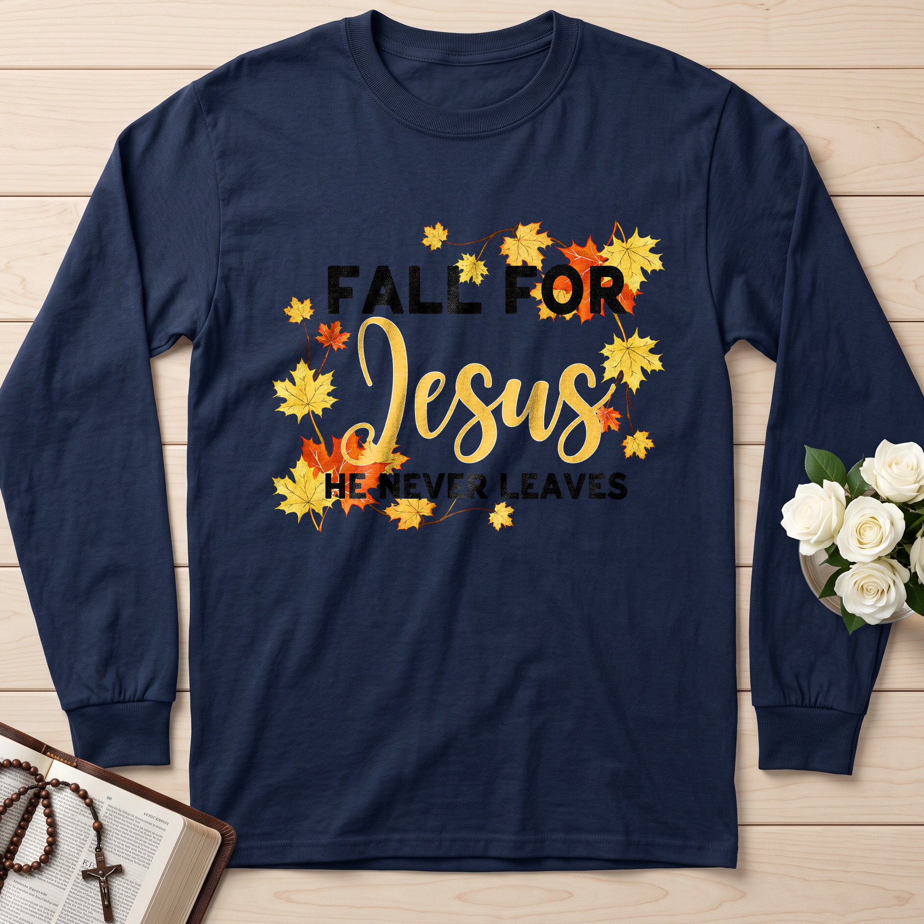 Fall For Jesus He Never Leaves 46