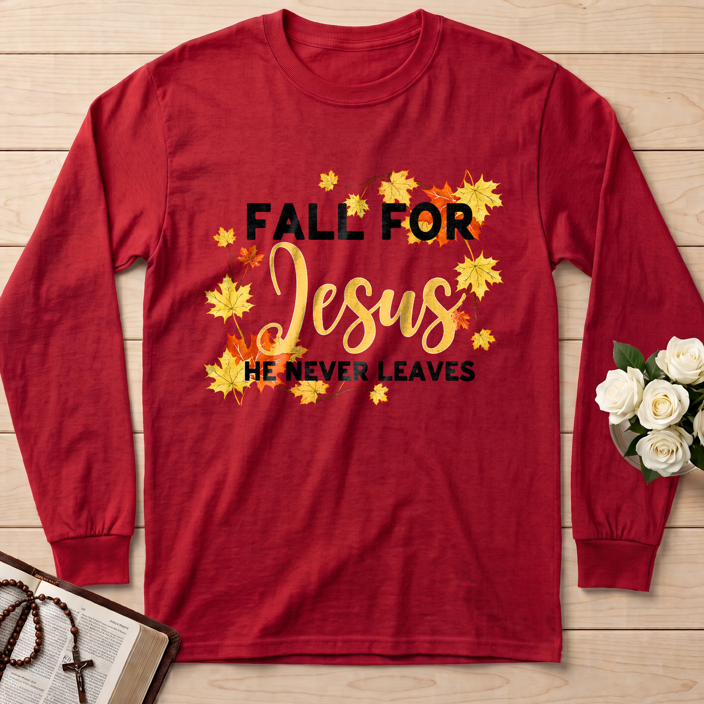 Fall For Jesus He Never Leaves 46