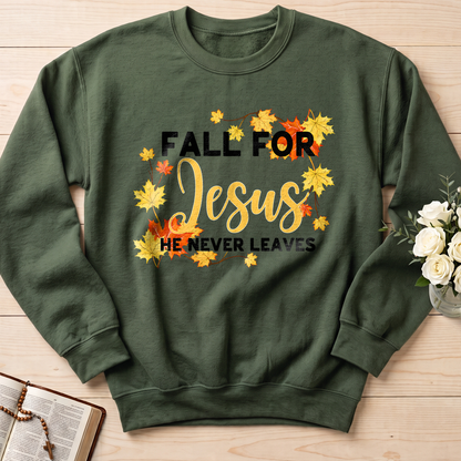 Fall For Jesus He Never Leaves 46