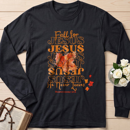 Fall For Jesus He Never Leaves 47