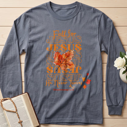 Fall For Jesus He Never Leaves 47